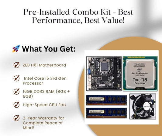 Top view of D25 H61 LGA 1155 motherboard showing CPU socket, dual DDR3 RAM slots and M.2 NVMe slot