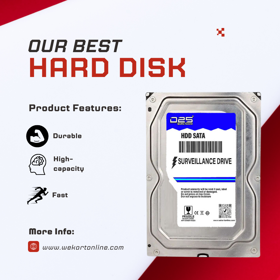 D25 CCTV Surveillance Hard Disk for DVR and NVR