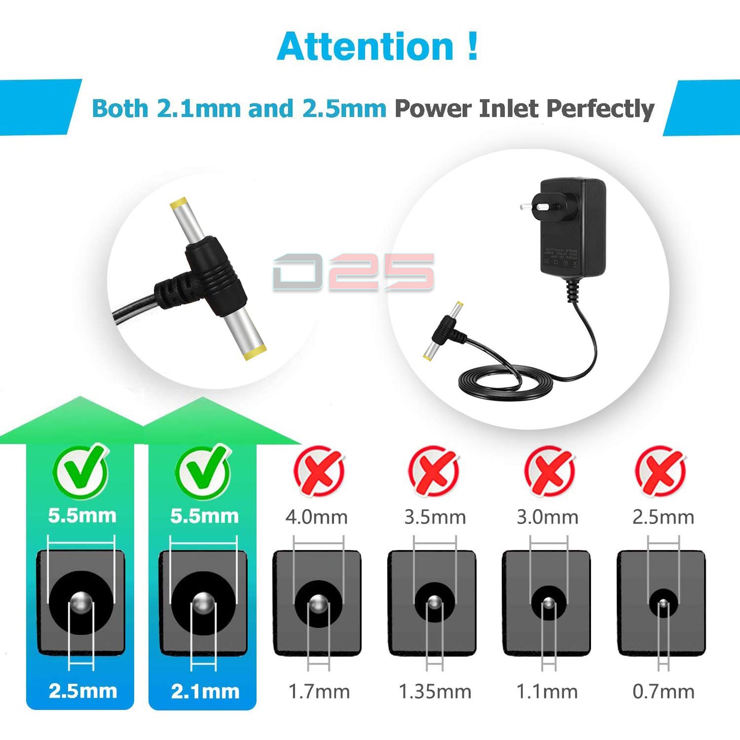 CCTV SMPS power adapter for 24x7 recording system 12V 2A