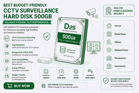 best 500GB CCTV hard disk India