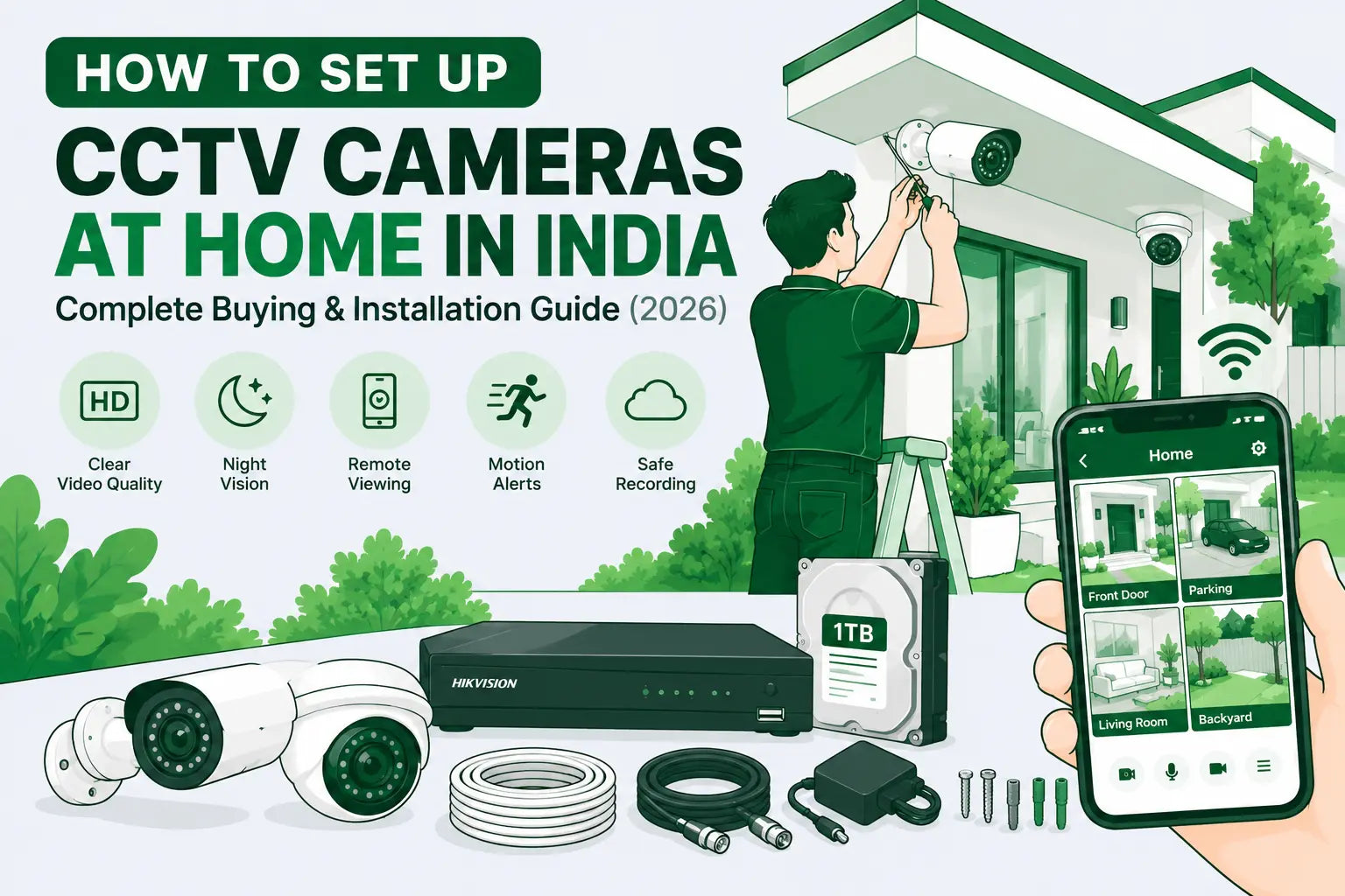 Fake Camera Set Up How to Set Up CCTV Cameras at Home in India (2026) – WeKart Online Store