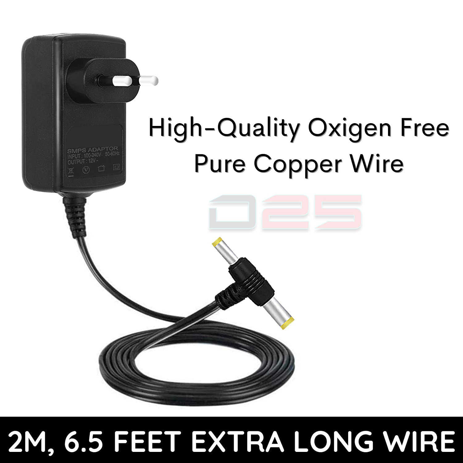 12V 2A DC adapter for CCTV camera DVR NVR stable power supply