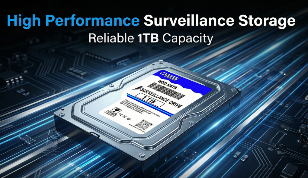 1TB CCTV surveillance HDD for security camera recording