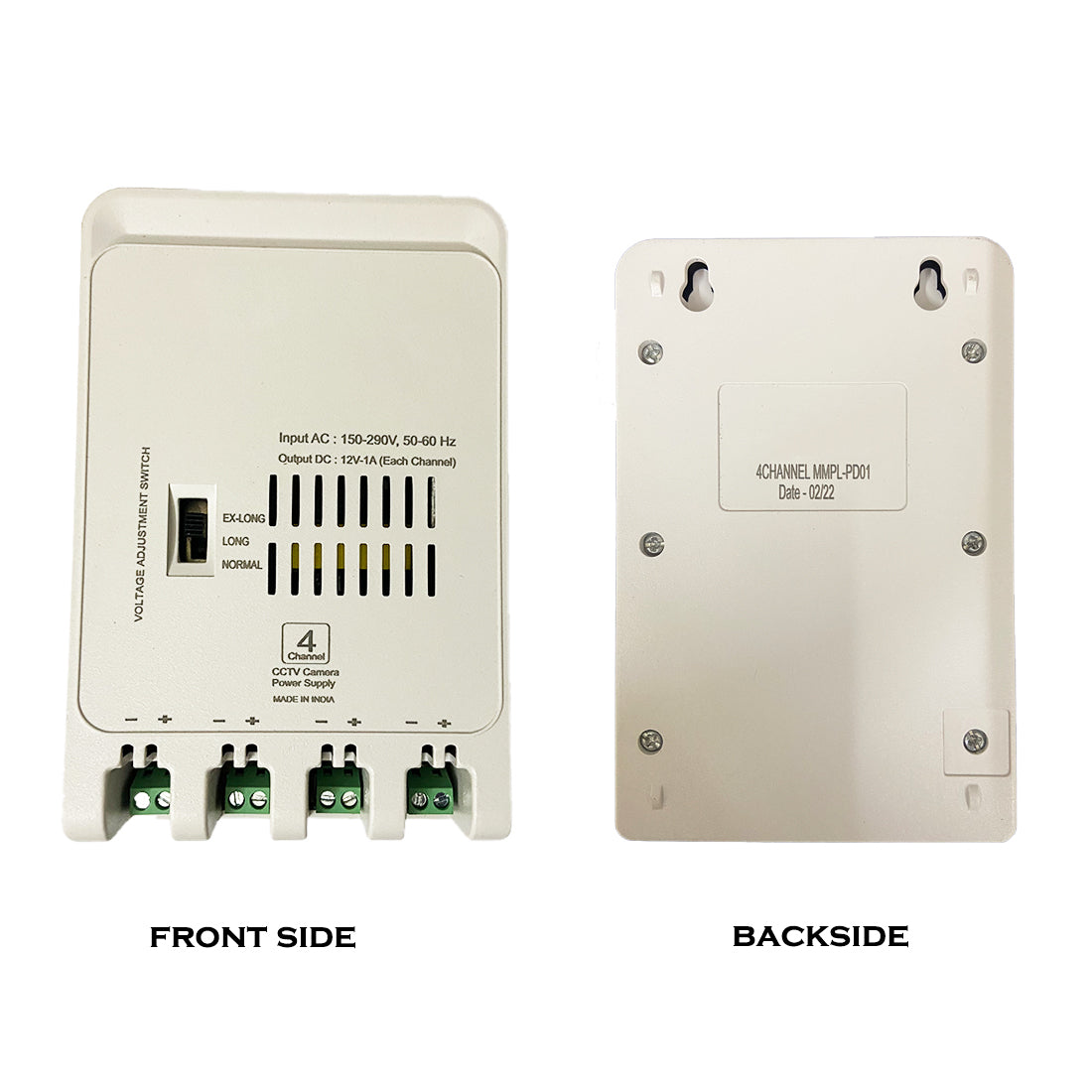 4 channel security camera power adapter
