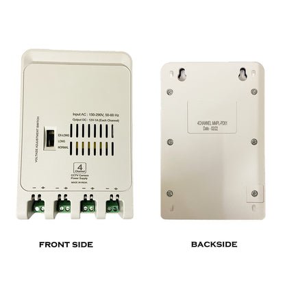 4 channel security camera power adapter
