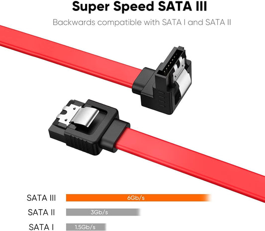 D25 red SATA III cable 7 pin for desktop motherboard connection