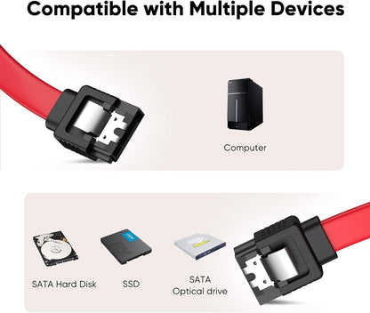 Internal SATA data cable for desktop computer build