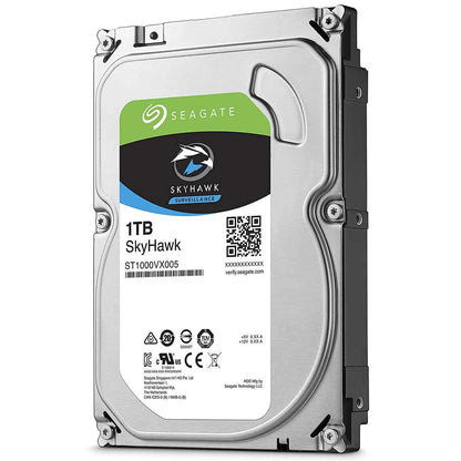 Seagate SkyHawk hard drive on a white background