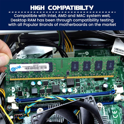 Desktop memory upgrade EVM 2GB DDR2 RAM module