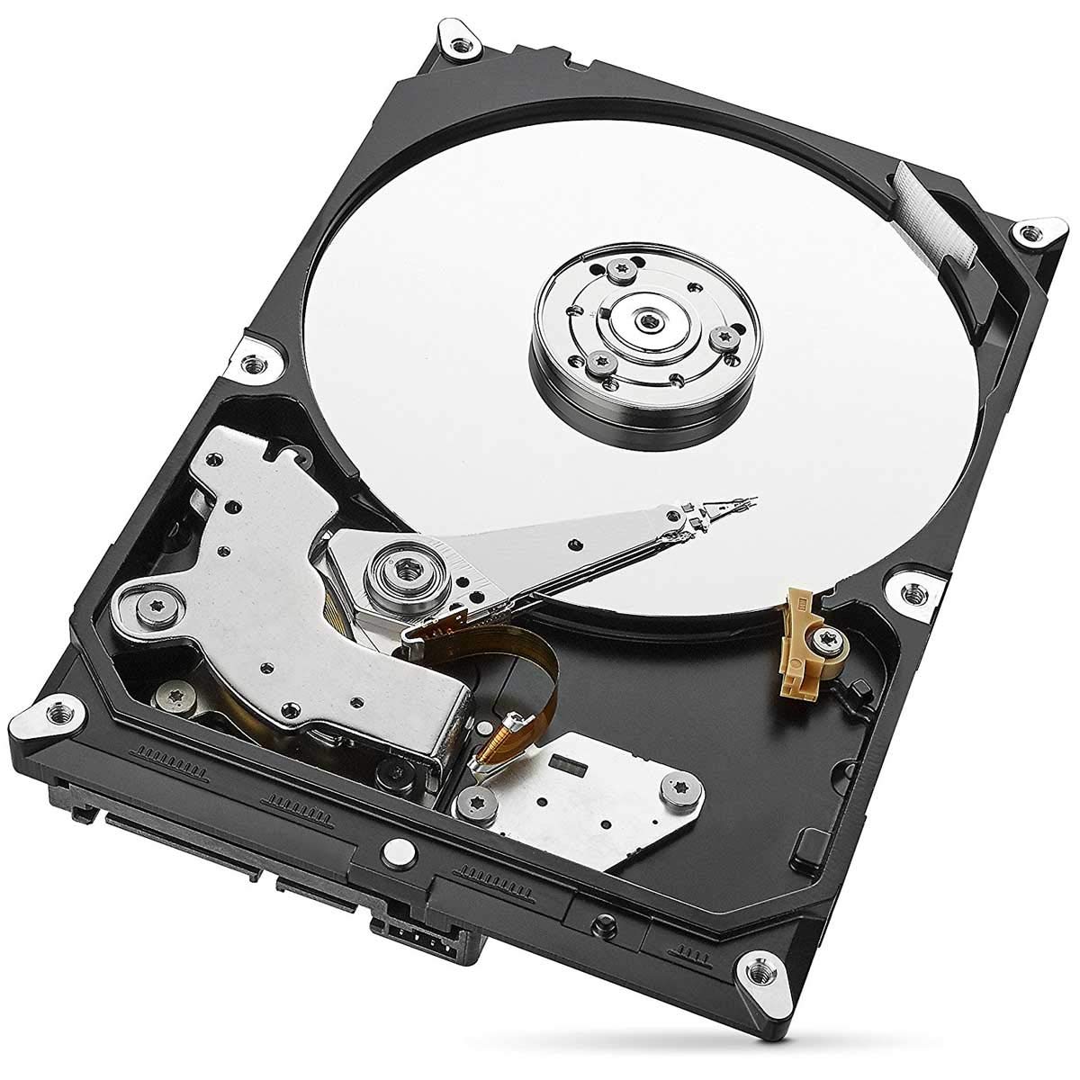 Internal hard drive on a white background