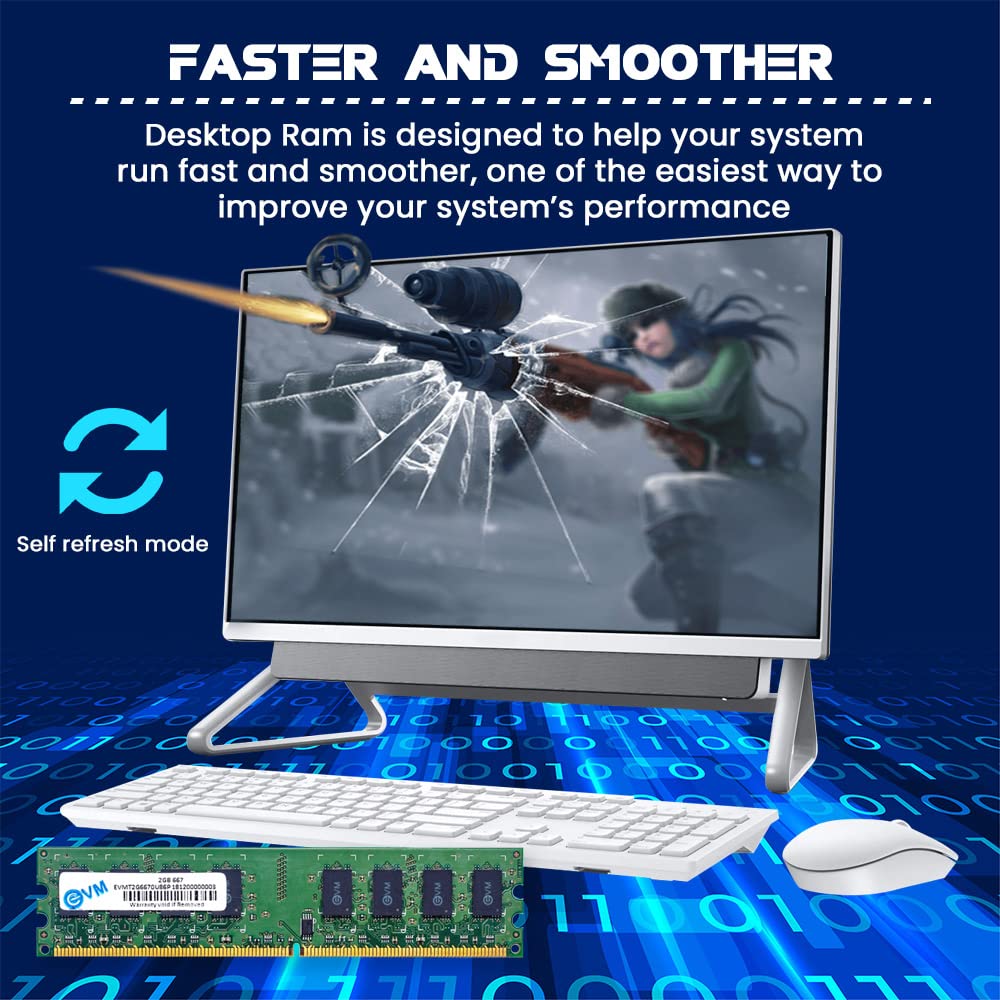 EVM DDR2 RAM 667MHz long DIMM for desktop computers
