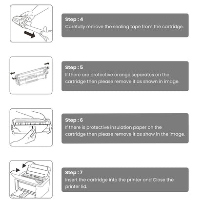 Replacement toner cartridge for HP LaserJet 1022 printer