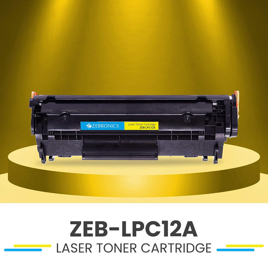 Zebronics ZEB LPC12A black laser toner cartridge for HP M1005 printer