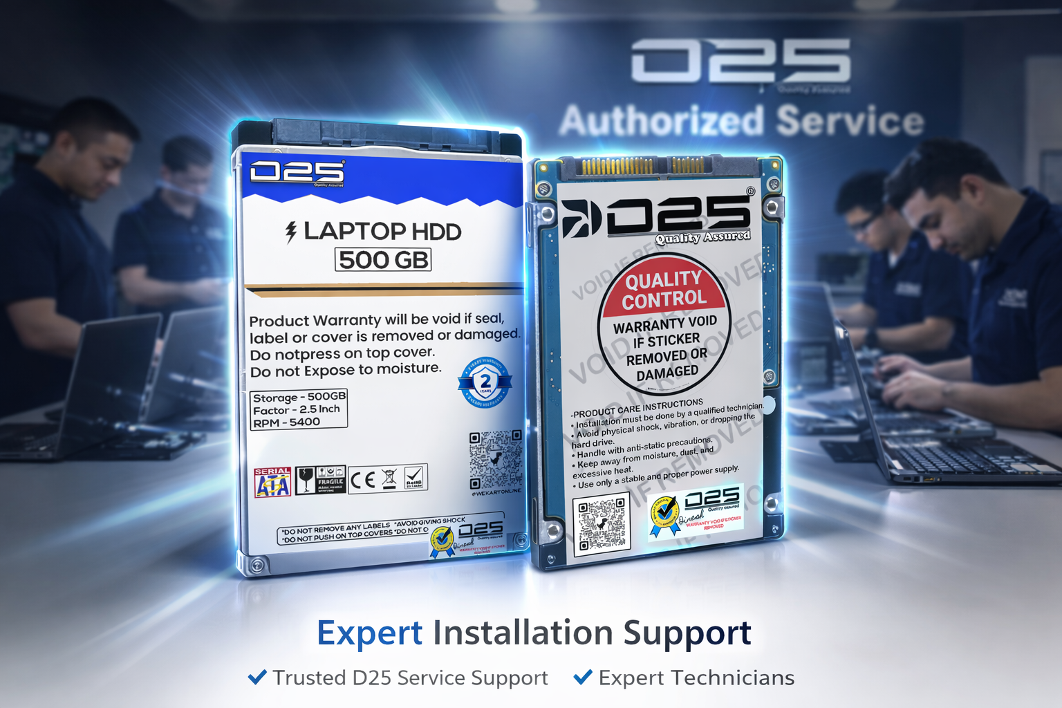 D25 SATA 500GB hard drive for laptop upgrade