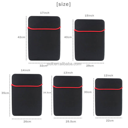 15.6 inch neoprene laptop sleeve for hp dell lenovo
