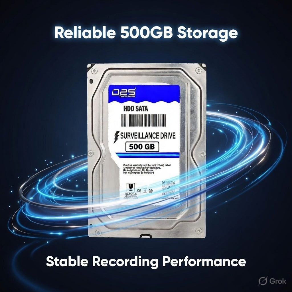 D25 surveillance HDD for desktop PC NAS and CCTV systems