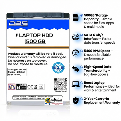High speed laptop HDD storage upgrade