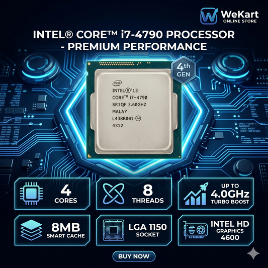 Intel i7-4790 Quad Core 3.6GHz to 4.0GHz Turbo Boost Desktop CPU