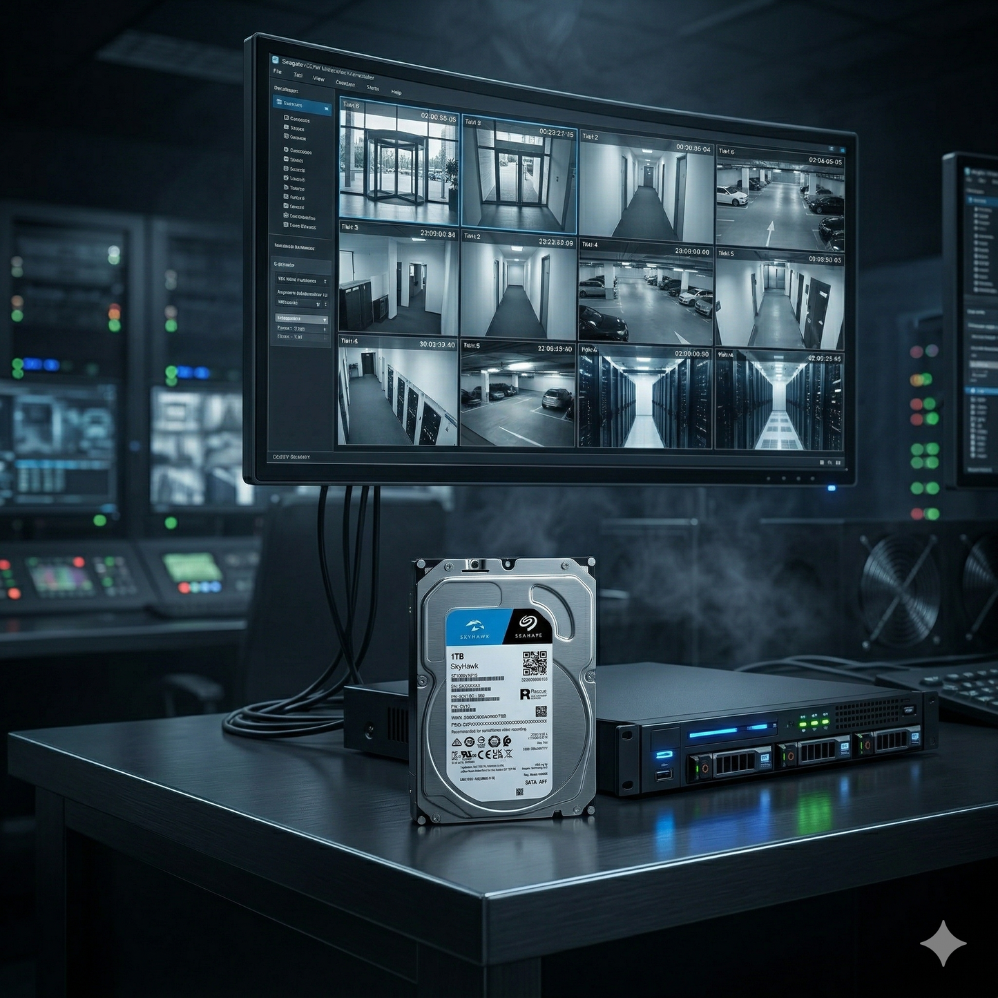 Seagate ST1000VX013 1TB Hard Drive Connector SATA Interface
