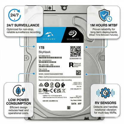 Seagate SkyHawk HDD Box Packaging India WeKart
