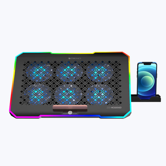 Laptop cooling pad 17 inch support with adjustable 5-step ergonomic stand