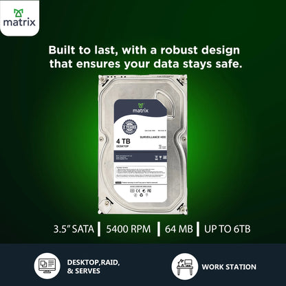 4TB surveillance hard disk for Hikvision DVR
